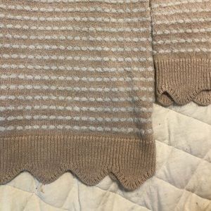 striped fuzzy sweater